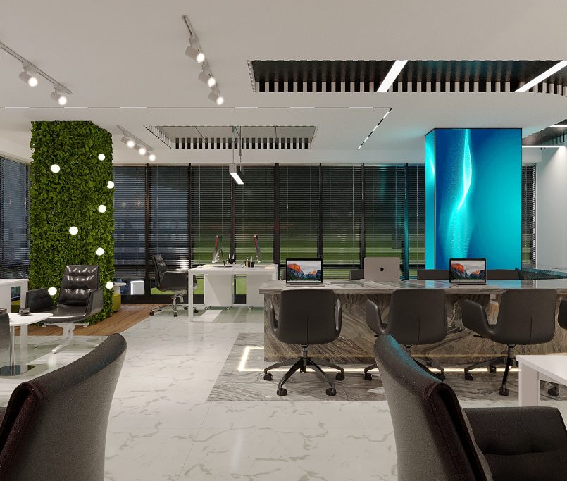 Lüks Ofis İç Mimari Tasarım İstanbul KNG Mimarlık