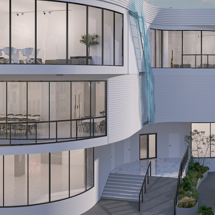 Fabrika mimari projeleri kategorisi için örnek proje görseli