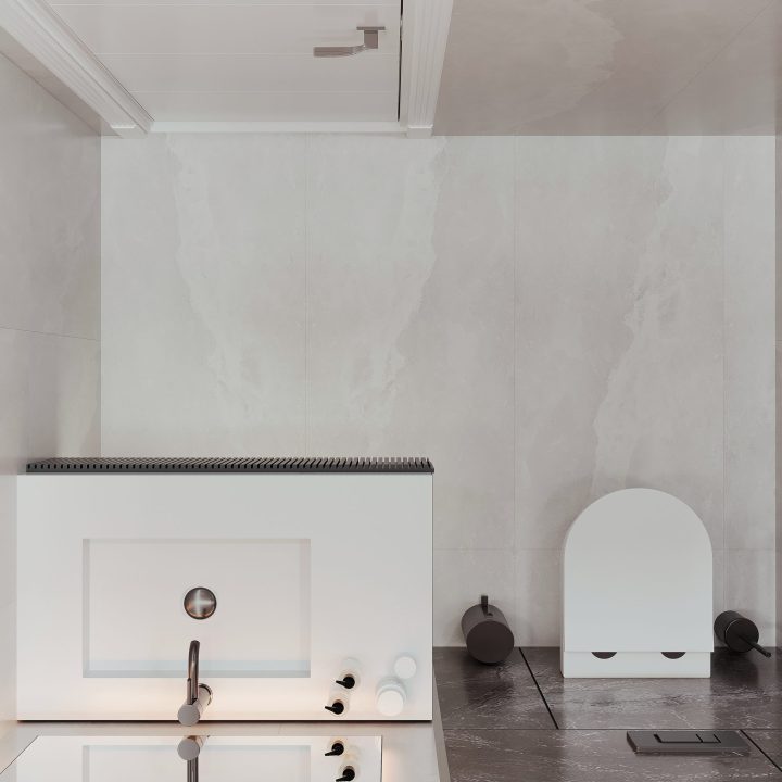 2024 Karamürsel Daire 01 duş alanı tasarımı