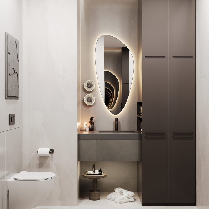 Karamürsel Daire 01 modern banyo iç mimari
