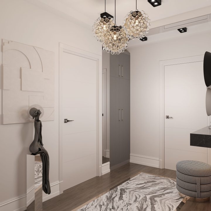 Karamürsel Daire 01 koridor iç mimari tasarımı