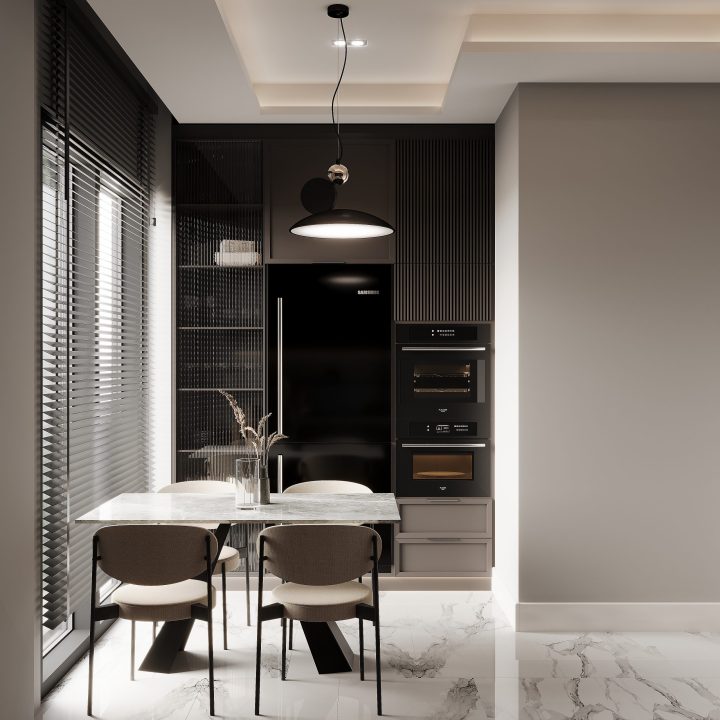 2024 Karamürsel Daire 10 yemek alanı tasarımı