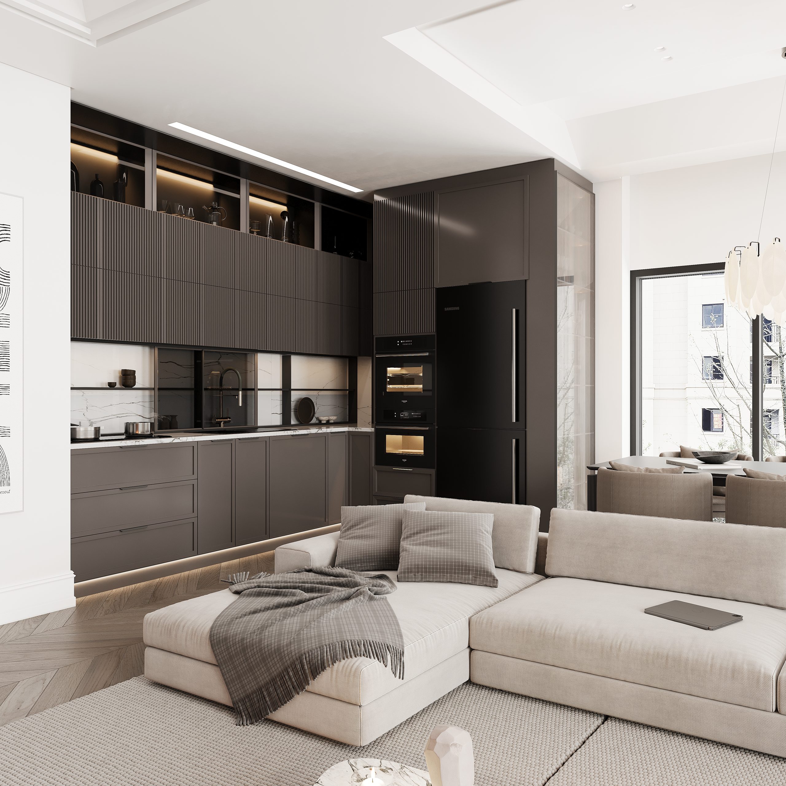 2024 Karamürsel Daire 05 iç mimari konut projesi için örnek görsel