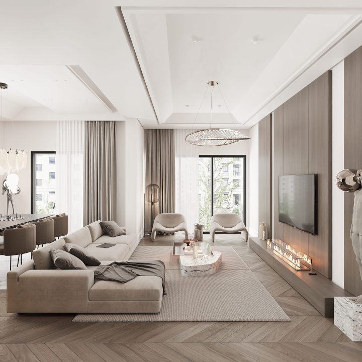 Karamürsel Daire 05 modern konut salon