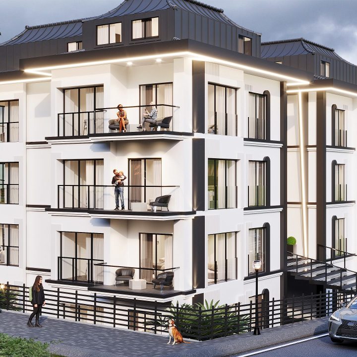 2024 Karamürsel modern balkonlu konut tasarımı