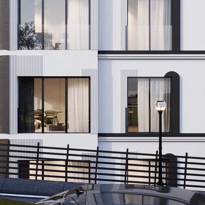 2024 Karamürsel modern apartman cephe tasarımı