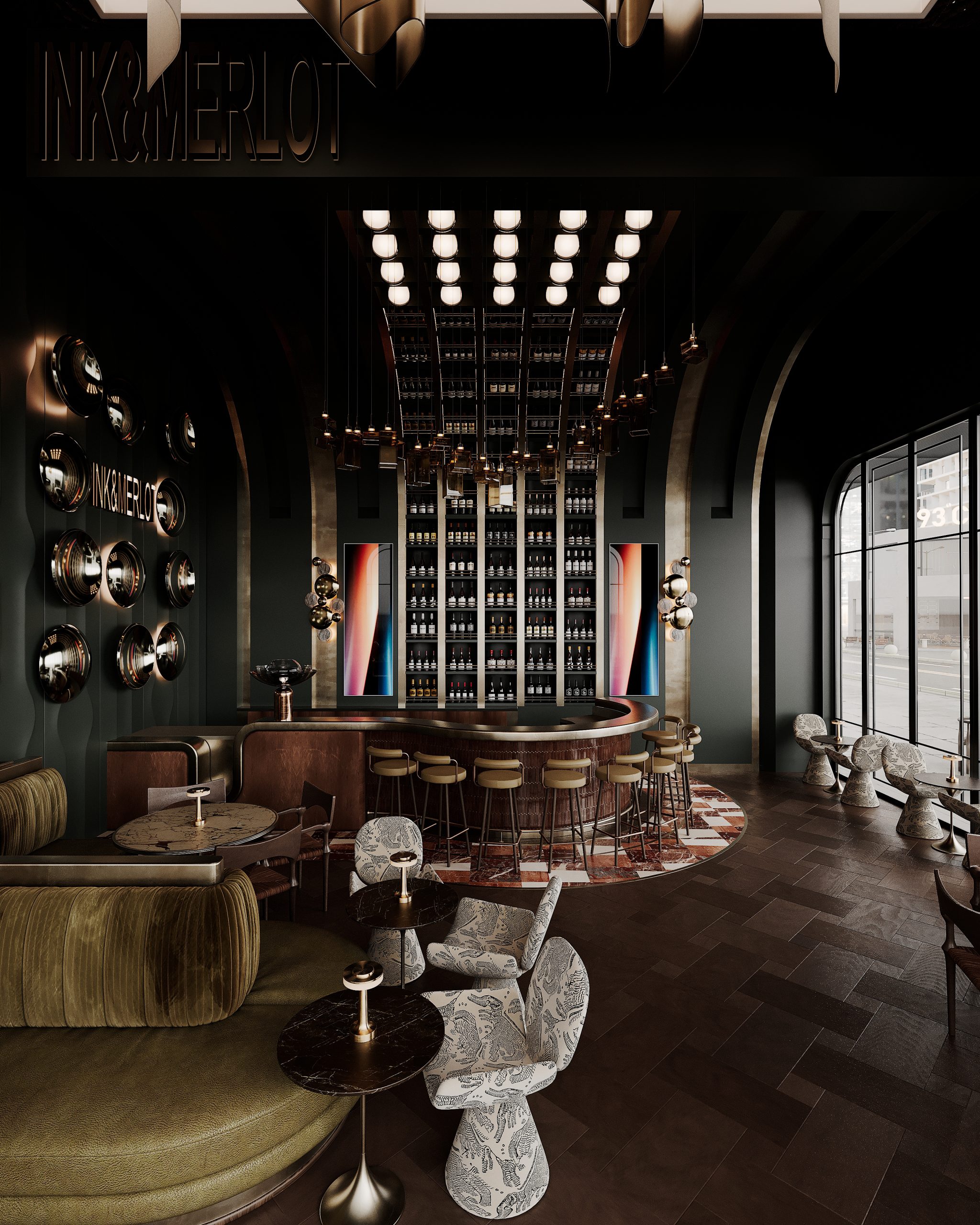 2025 INK & MERLOT Restoran/Bar projesi görseli